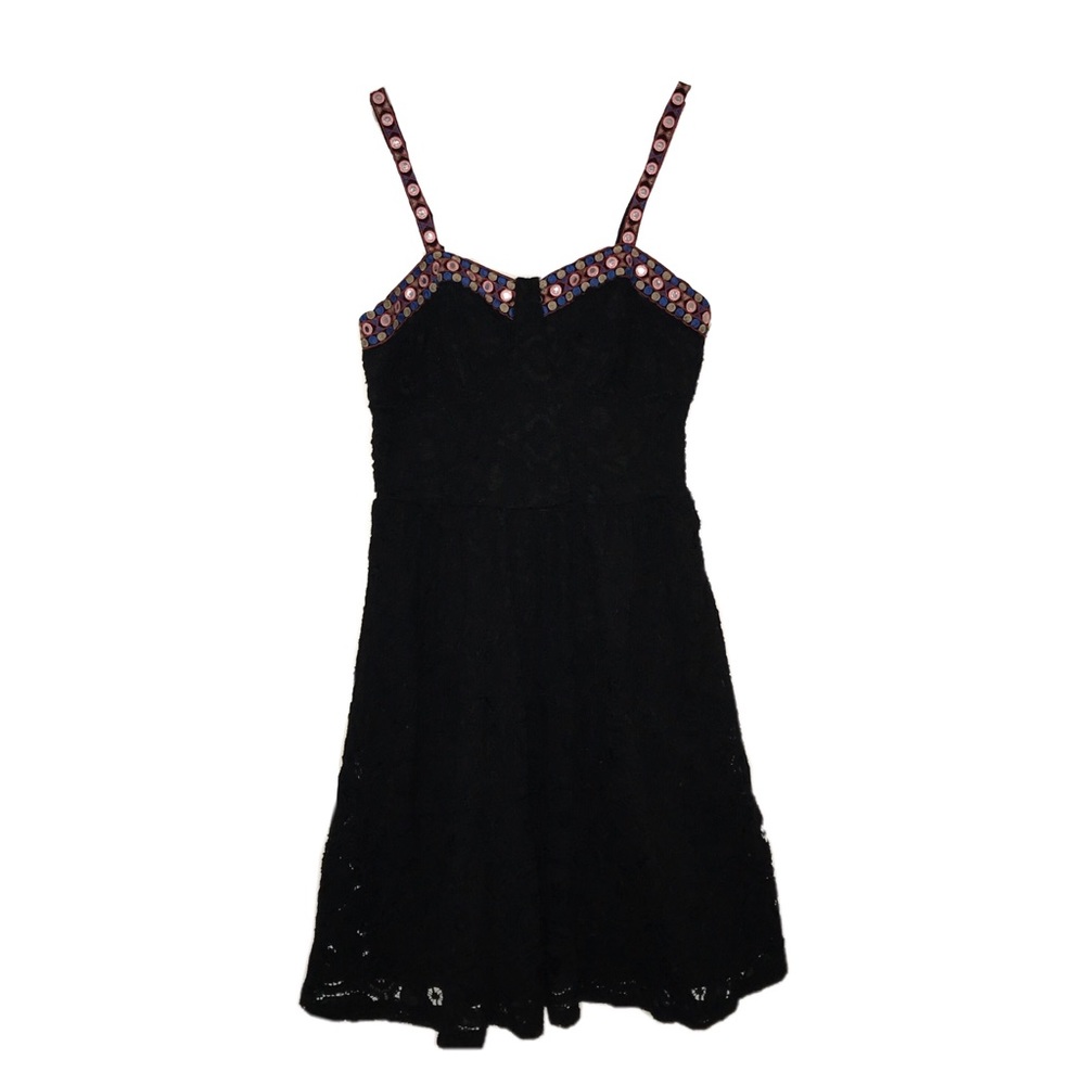 Xhilaration Black Lace Cami Dress